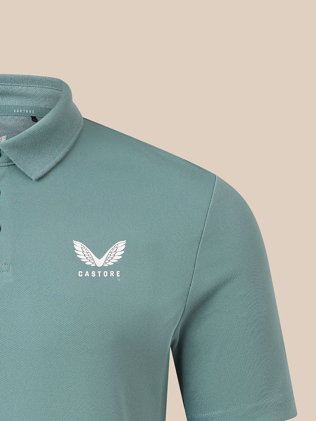 Herren Core Athletic Fit Poloshirt - Blau - Blau