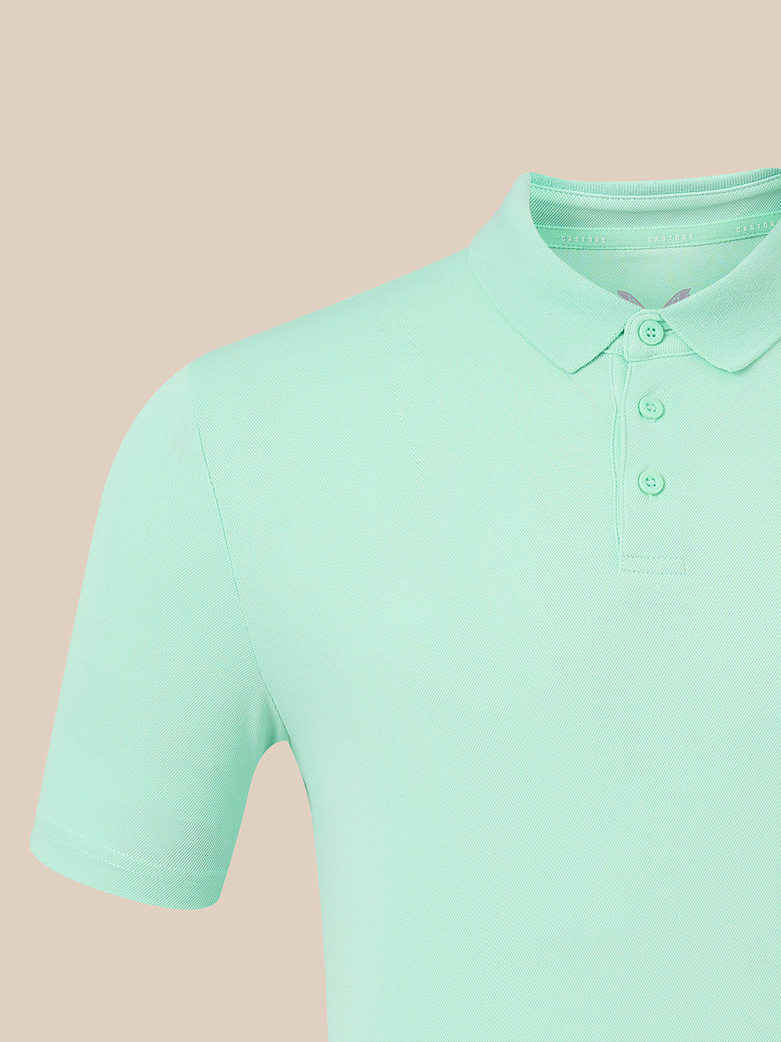 Herren Core Kurzarm-Poloshirt – Grün - Grün