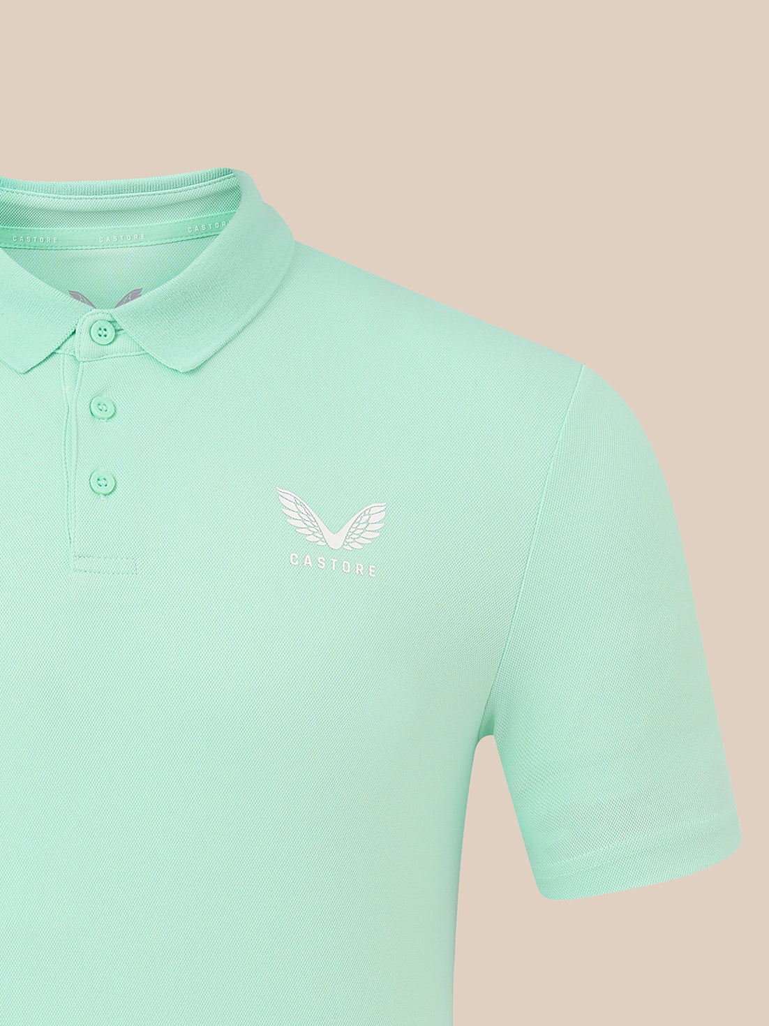 Herren Core Kurzarm-Poloshirt – Grün - Grün