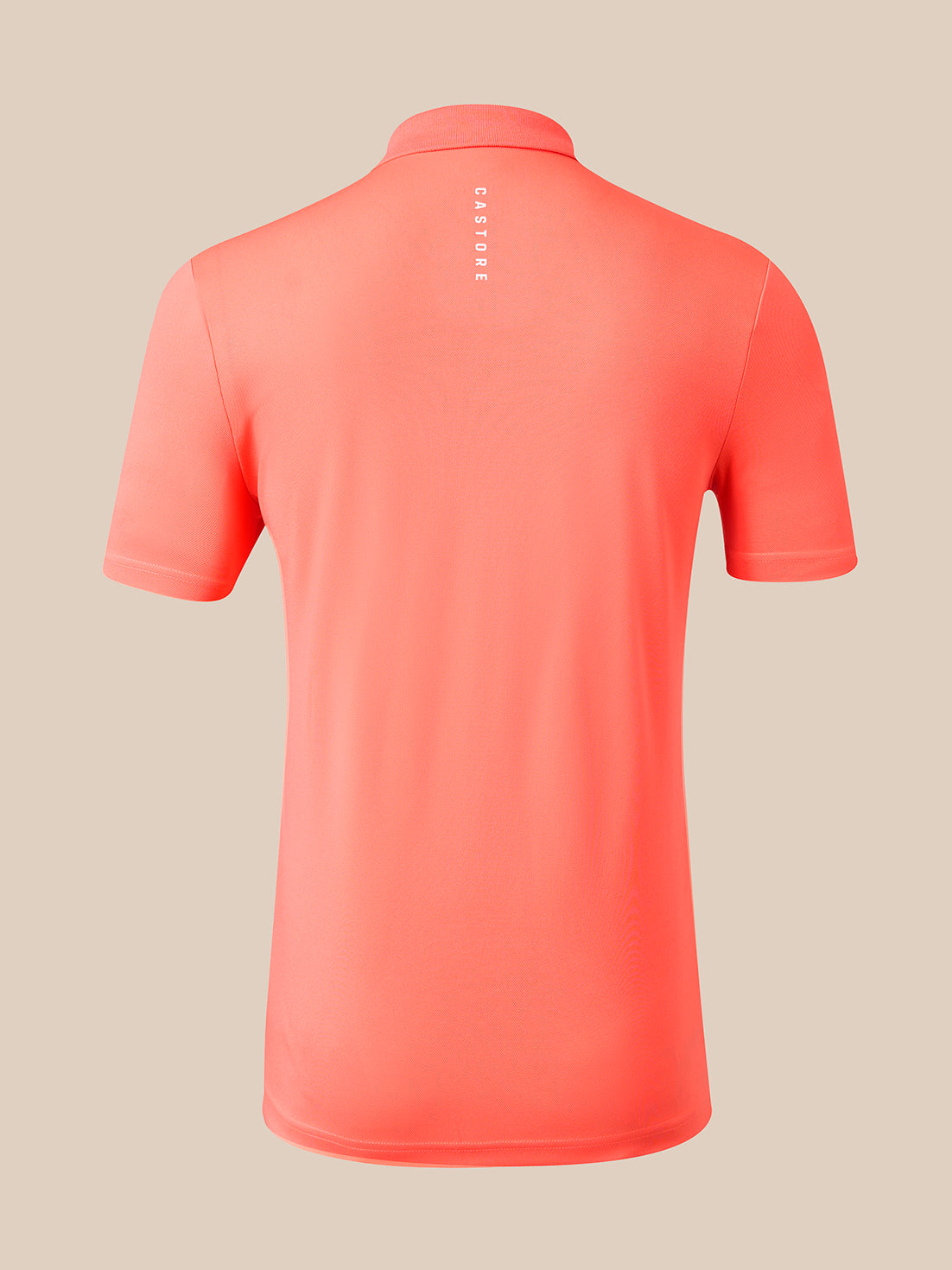 Herren Slim-Fit Core Poloshirt - Orange - Living Coral