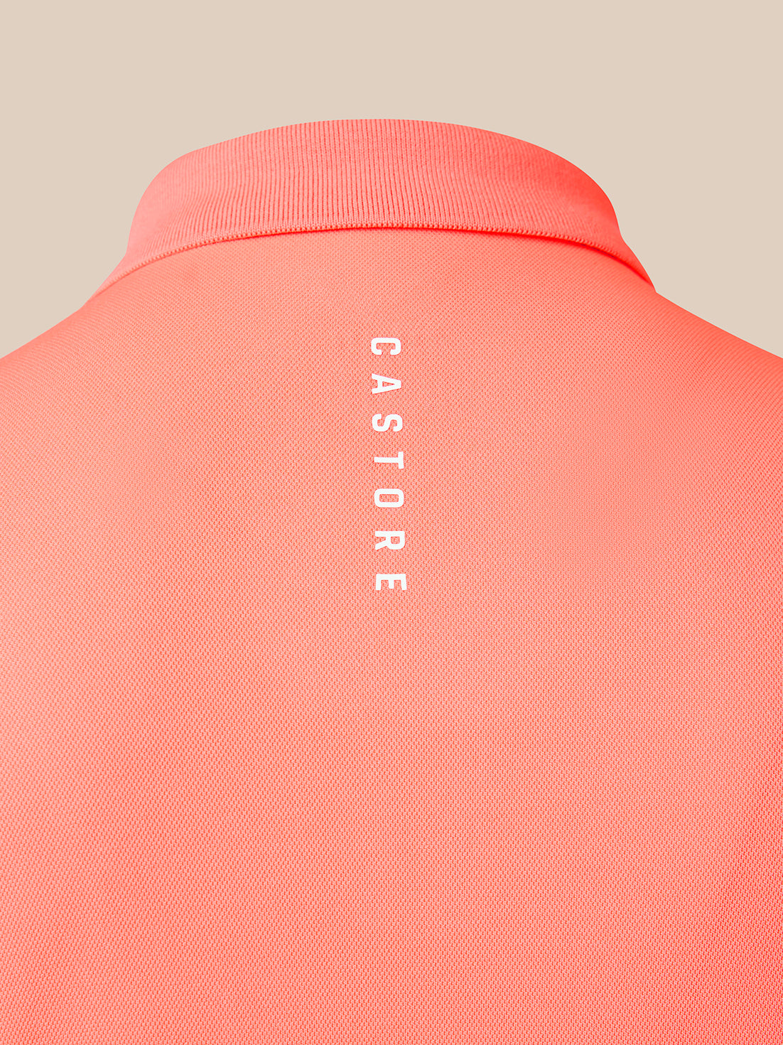 Herren Slim-Fit Core Poloshirt - Orange - Living Coral
