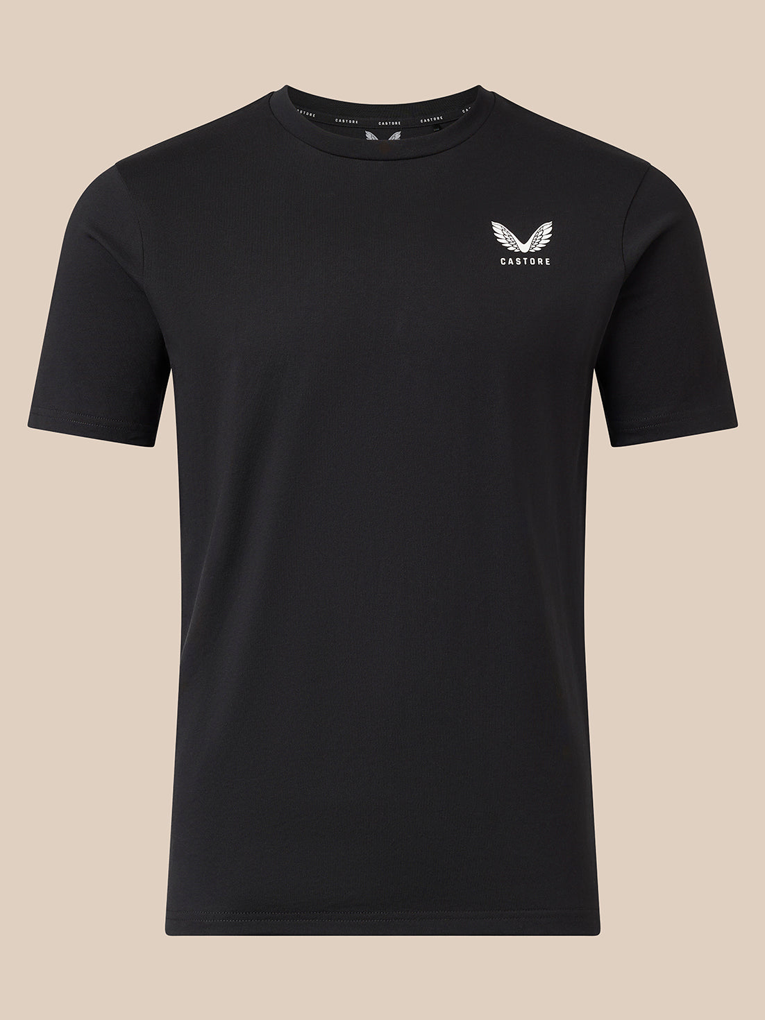 Herren Kurzarm-T-Shirt - Schwarz - Schwarz
