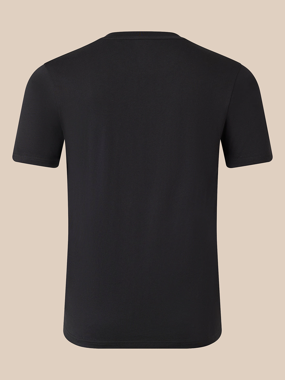 Herren Kurzarm-T-Shirt - Schwarz - Schwarz