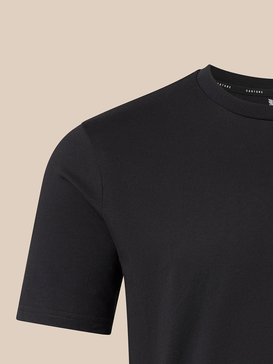 Herren Kurzarm-T-Shirt - Schwarz - Schwarz