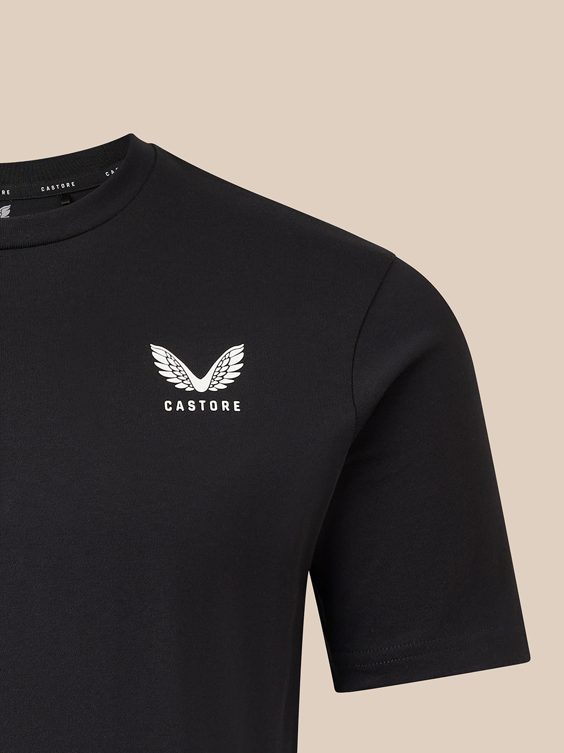 Herren Kurzarm-T-Shirt - Schwarz - Schwarz