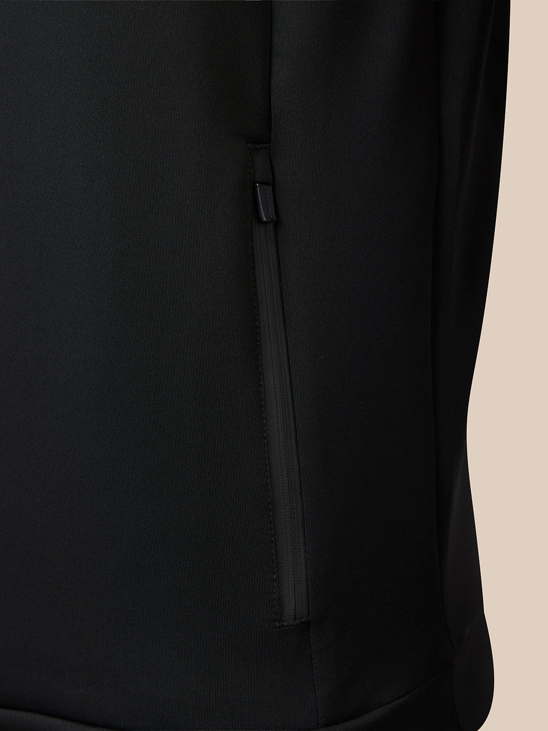 Herren Flex 1/4-Zip-Oberteil - Schwarz - Schwarz