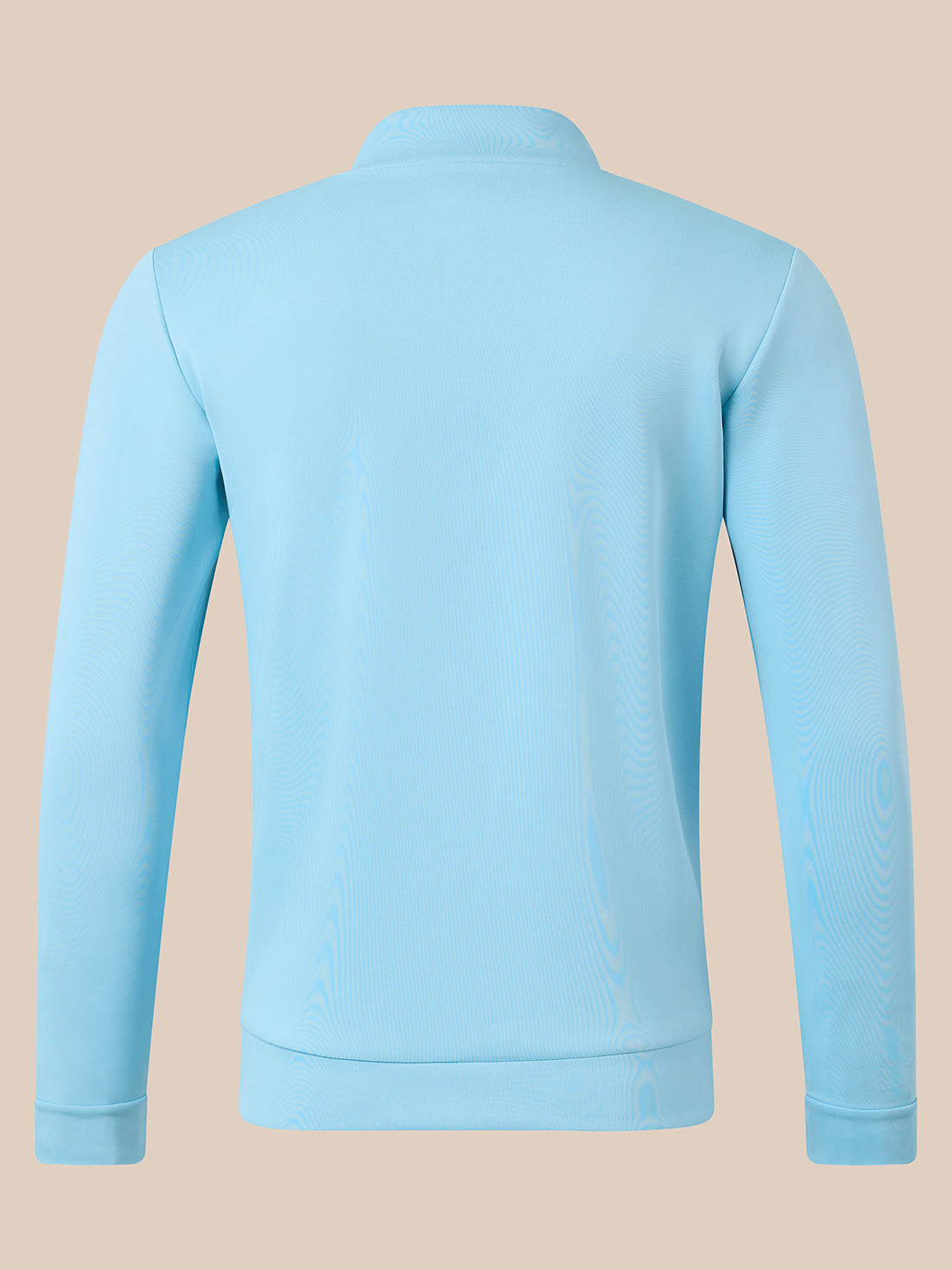 Heren Flex Athletic Fit Top met 1/4-ritssluiting - Blauw - Glacier Lake
