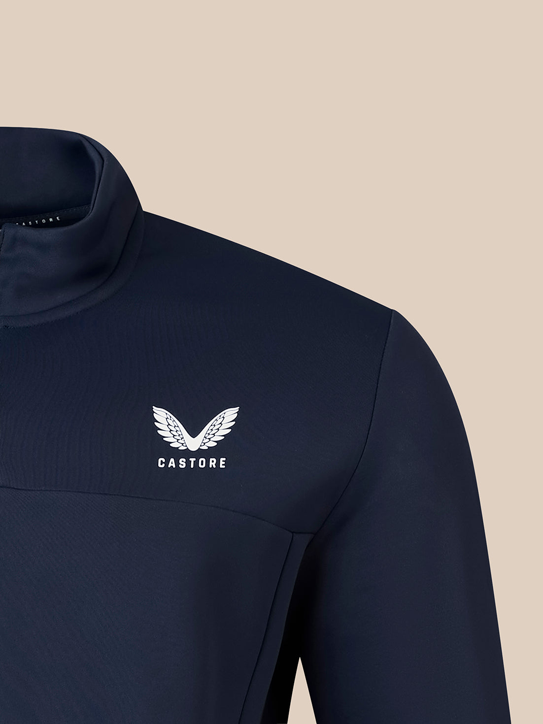 Herren Flex 1/4-Zip-Oberteil - Marineblau - Marineblau