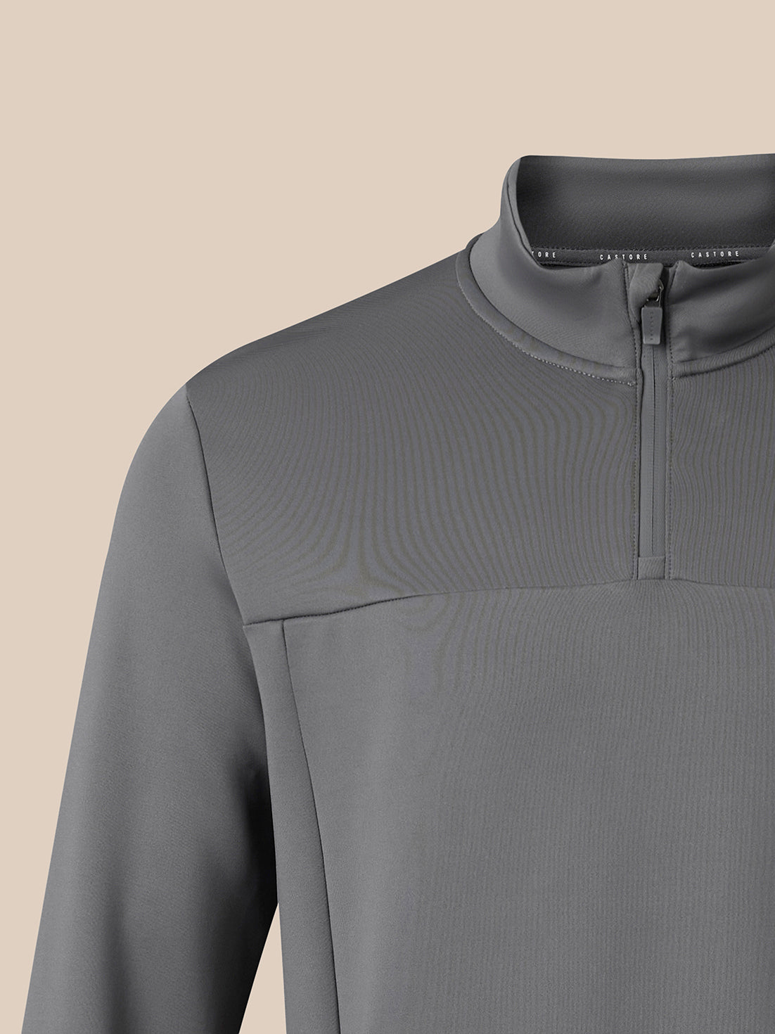 Herren Flex 1/4-Zip-Oberteil - Grau - Gunmetal