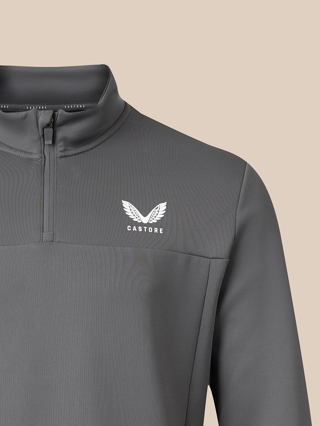 Herren Flex 1/4-Zip-Oberteil - Grau - Gunmetal