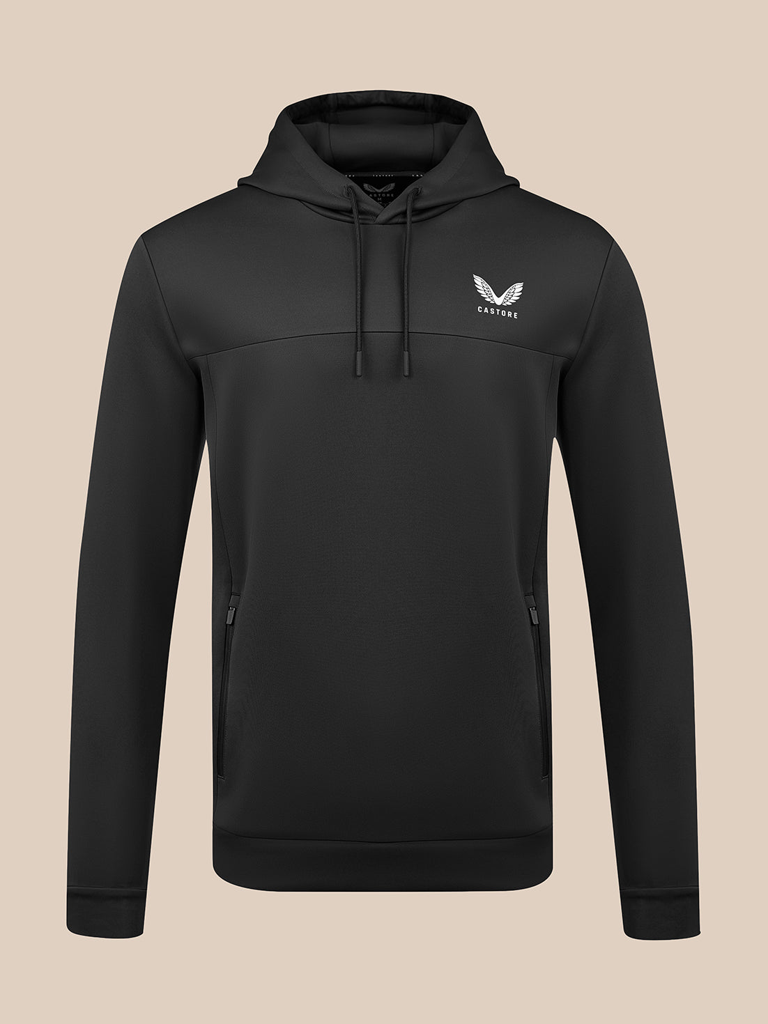 Herren Flex Hoodie – Schwarz - Schwarz
