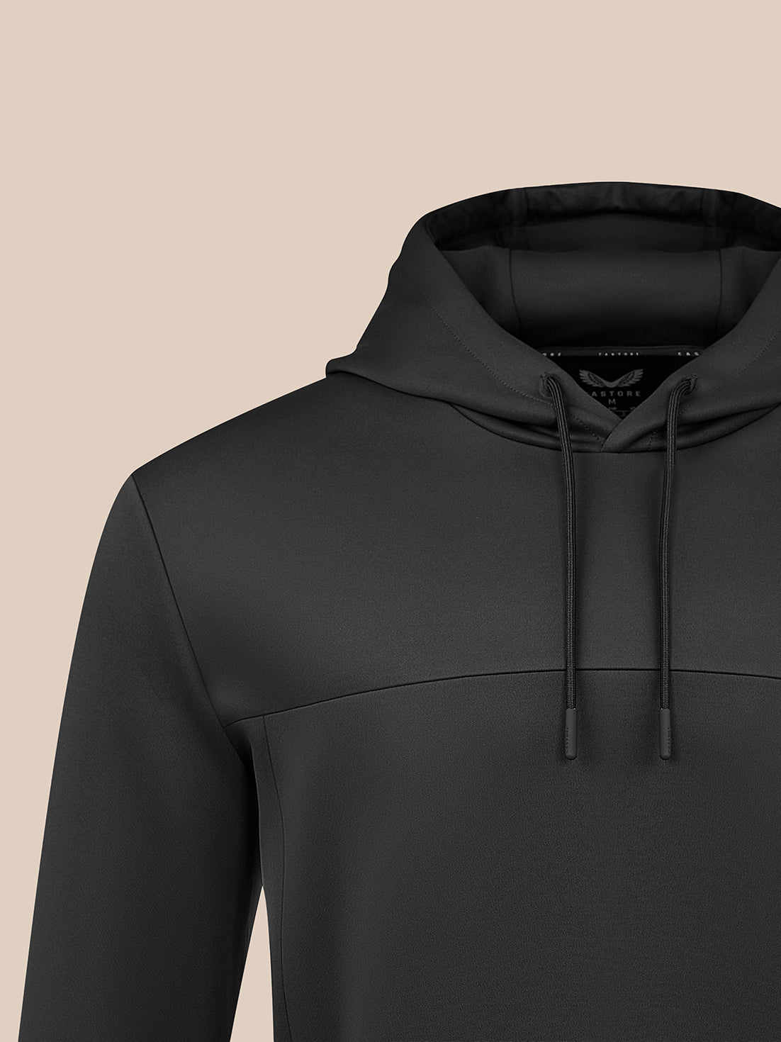 Herren Flex Hoodie – Schwarz - Schwarz