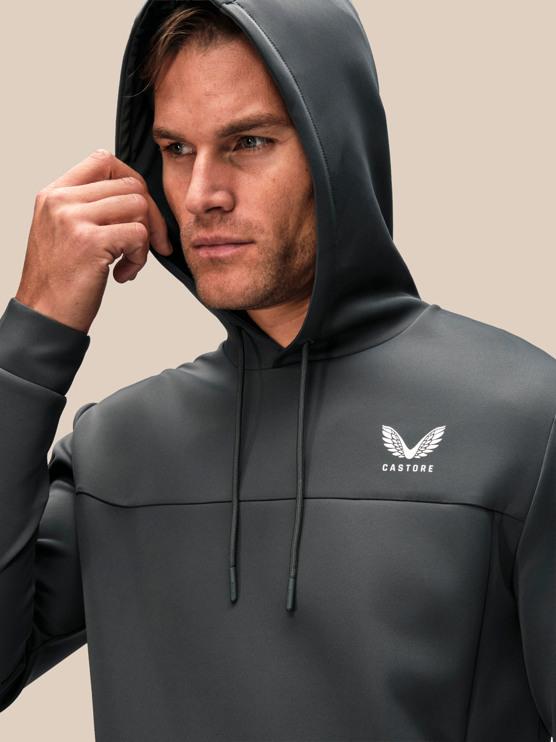 Herren Flex Hoodie – Gunmetal - Gunmetal