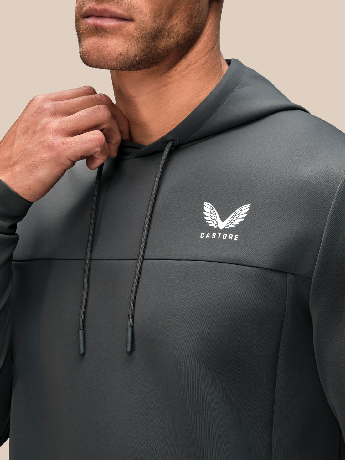 Herren Flex Hoodie – Gunmetal - Gunmetal