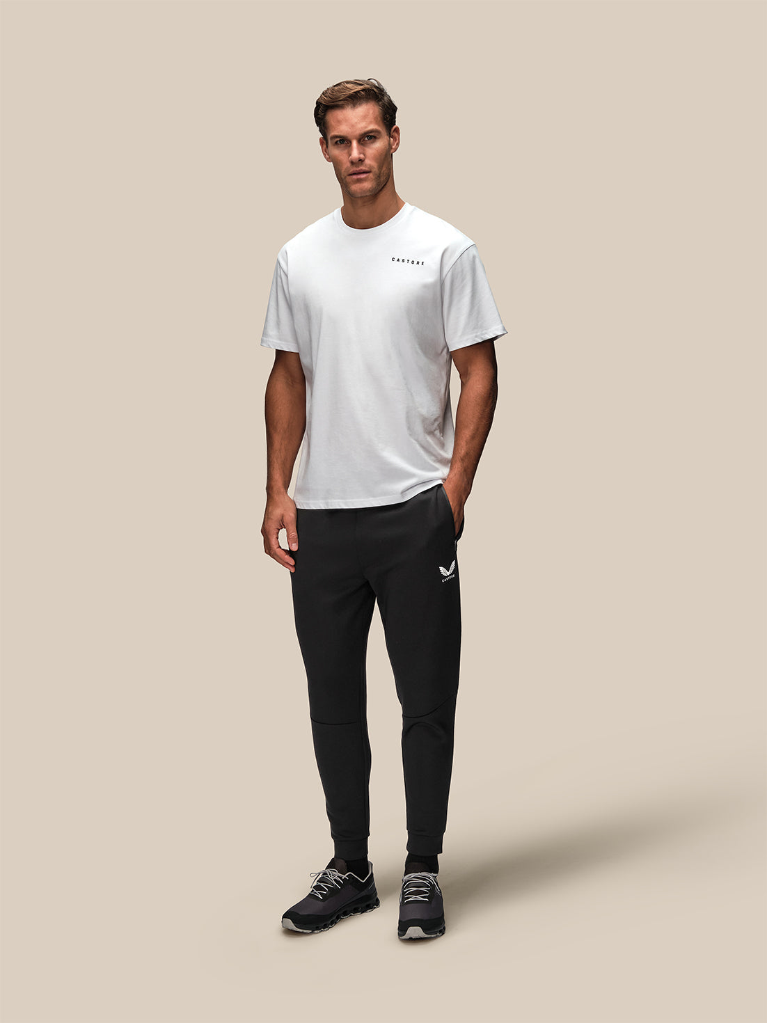 Herren Flex Jogginghose – Schwarz - Schwarz