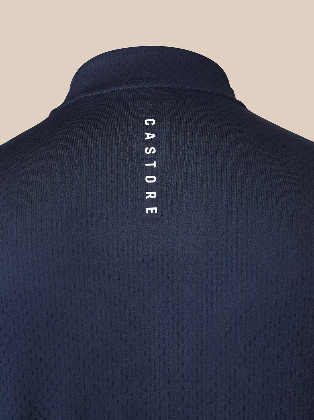 Hombre Top de manga larga con cremallera 1/4 - Azul marino - Azul marino