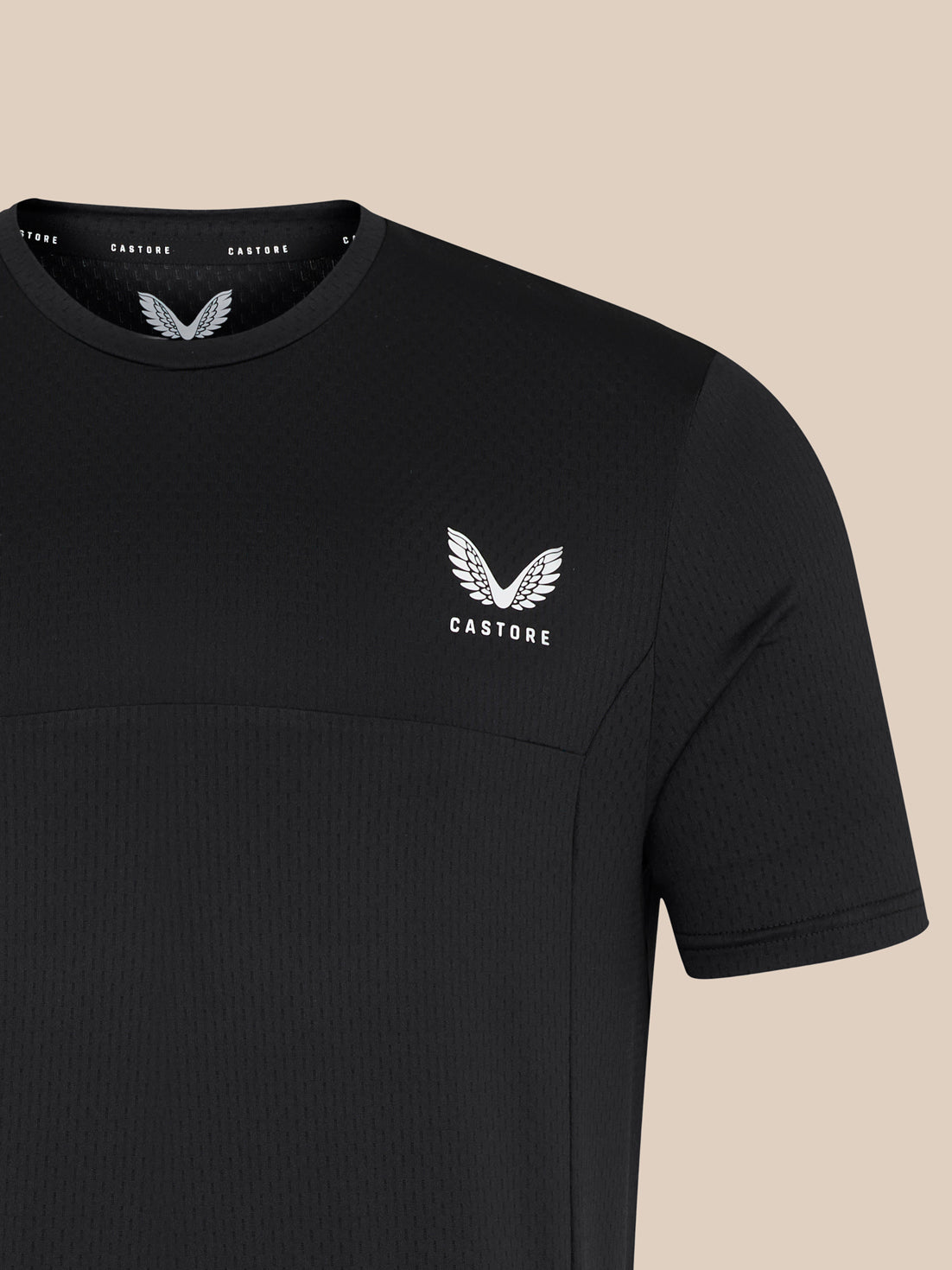 Men's Short Sleeve Training T-Shirt - Black - Black