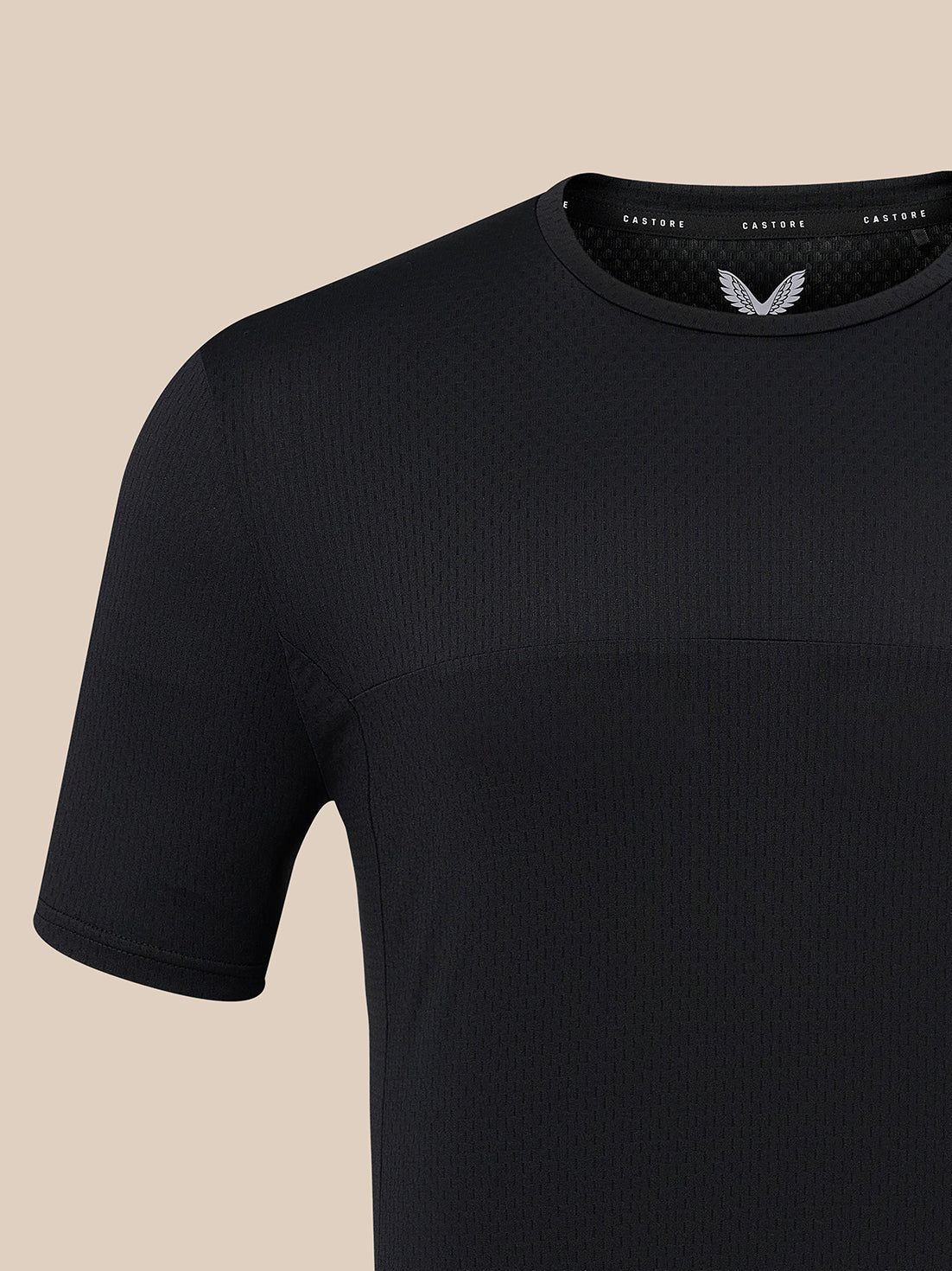 Herren Training T-Shirt – Schwarz - Schwarz