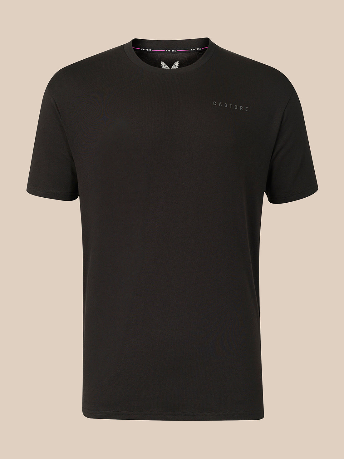 Herren Flex Kurzarm-T-Shirt – Schwarz - Schwarz