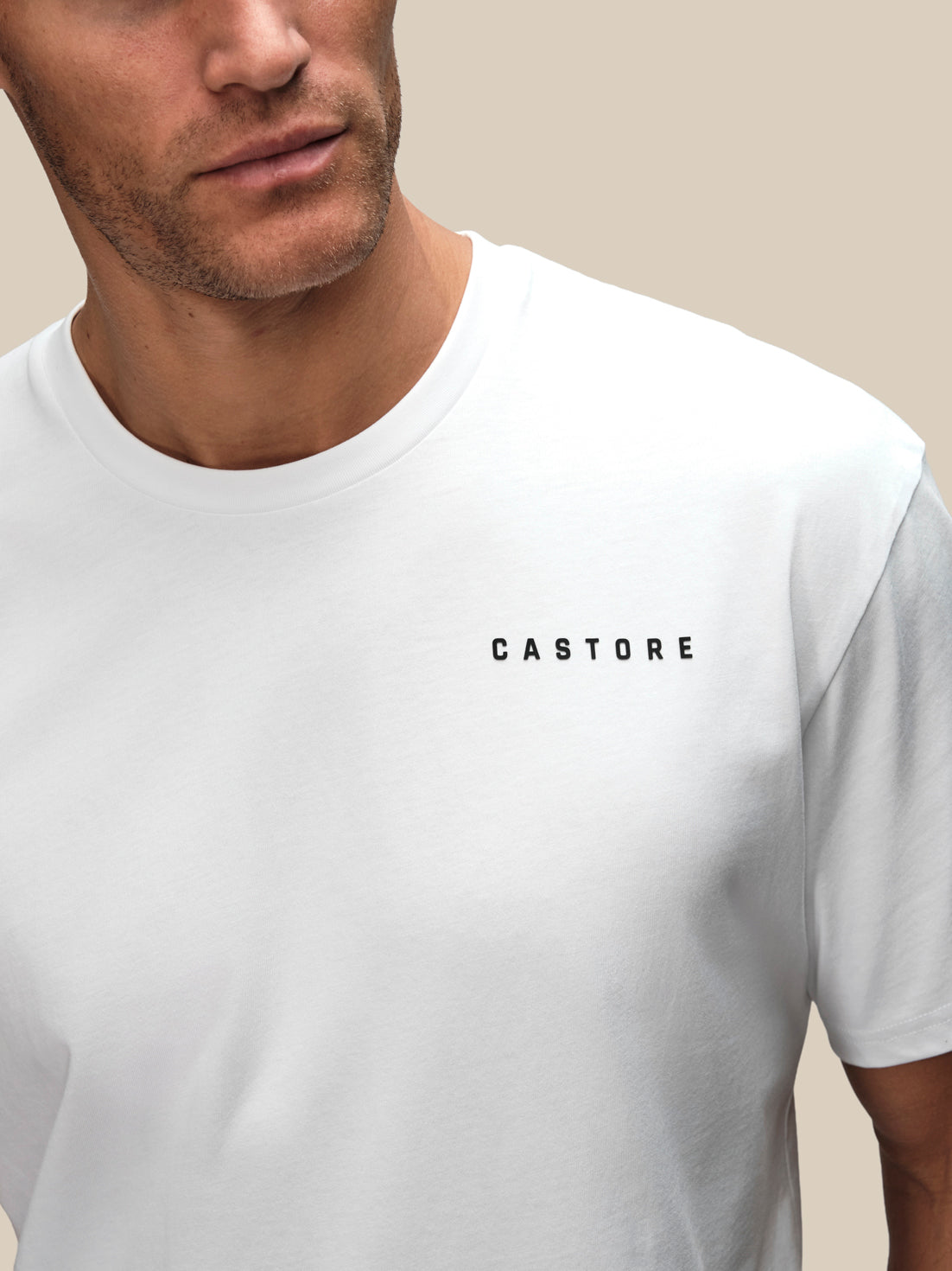 Heren Flex t-shirt met korte mouw – wit - Wit
