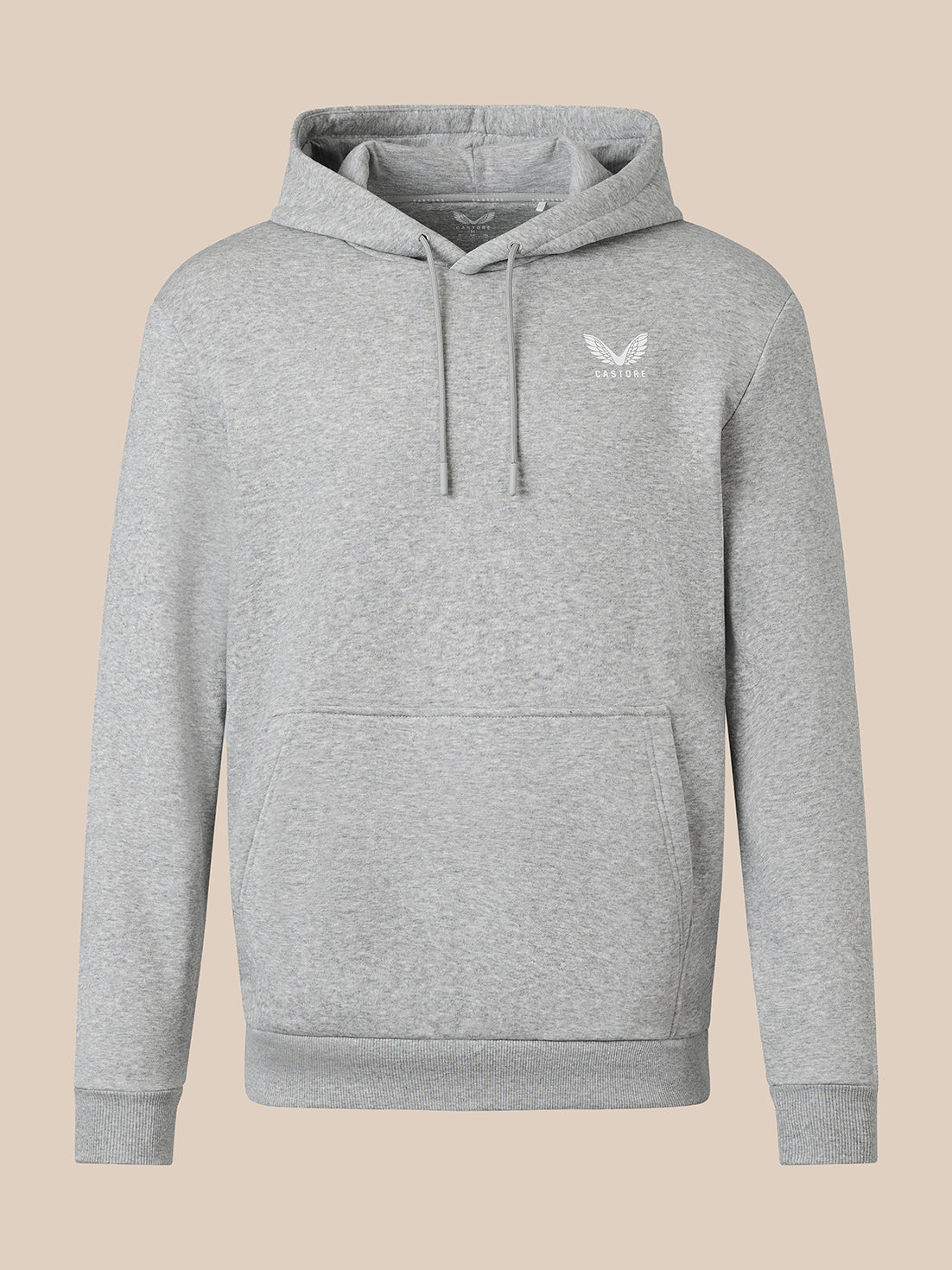 Herren Hoodie - Grau meliert - Grau