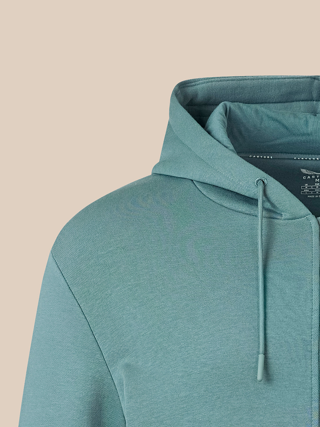 Herren Hoodie mit durchgehendem Reißverschluss - Blau - Blau