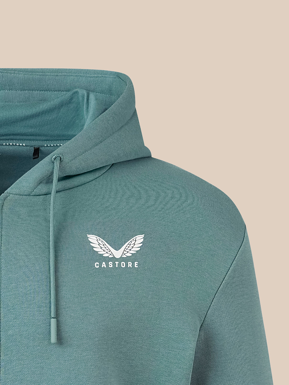 Herren Hoodie mit durchgehendem Reißverschluss - Blau - Blau