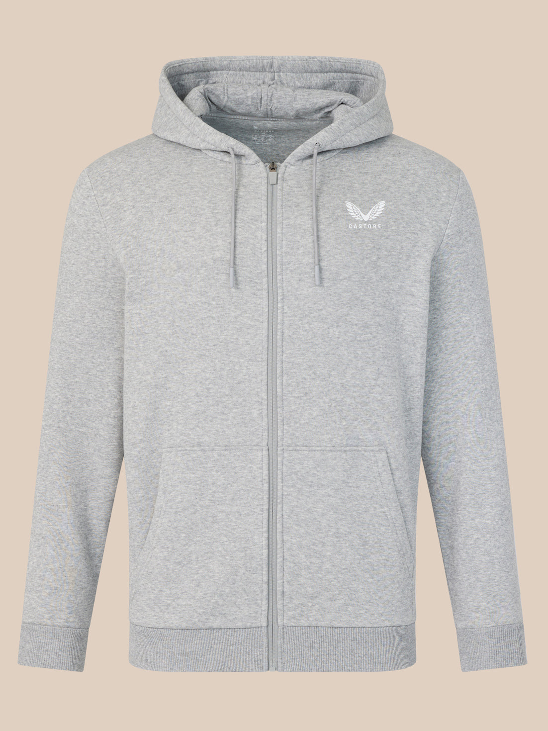 Sudadera de manga larga con cremallera completa de hombre – Gris - Gris