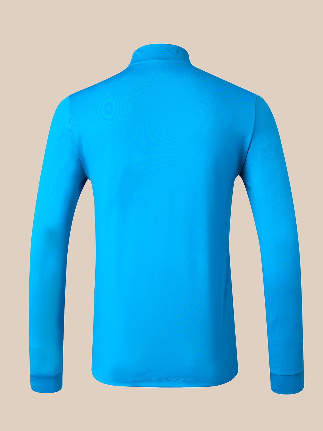 Herren Athletic Fit 1/4-Zip Training Midlayer-Oberteil - Blau - Blau