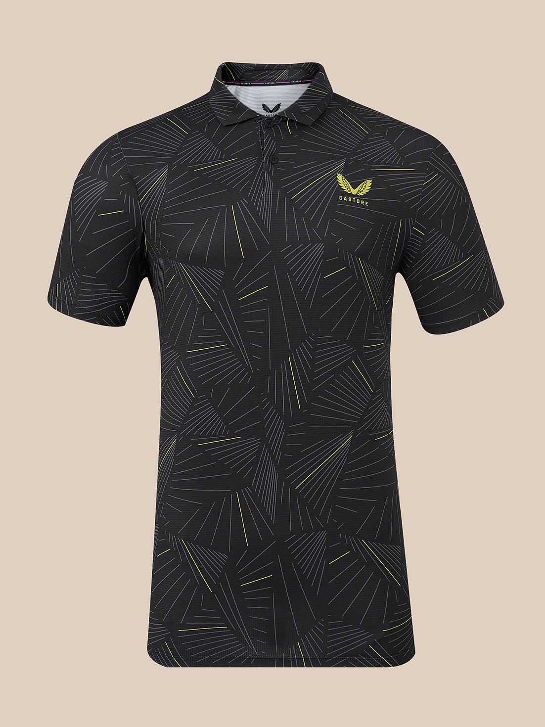 Men's Club Swing Short Sleeve Polo - Black - Black