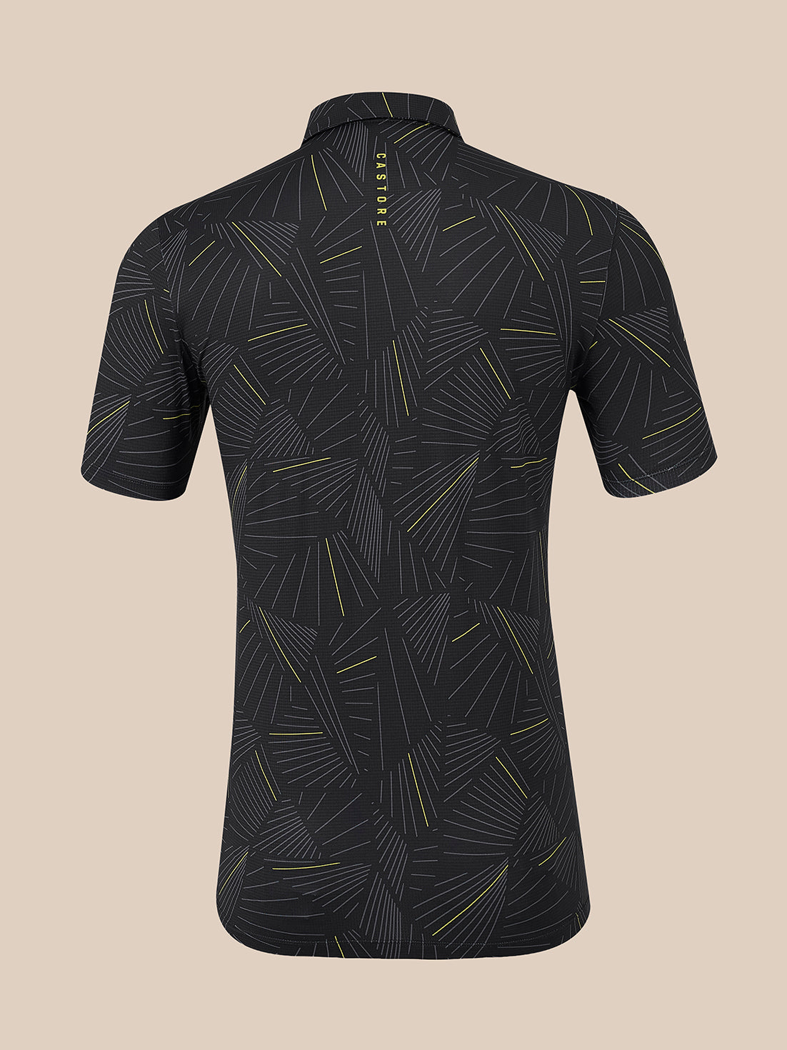 Men's Club Swing Short Sleeve Polo - Black - Black