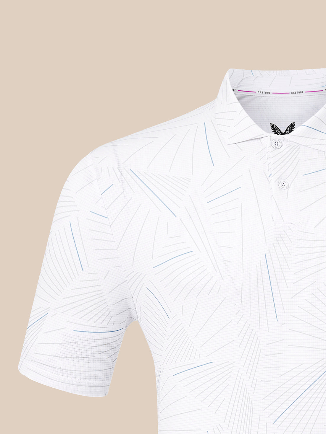 Men's Club Swing Athletic Fit Polo Shirt - White - White