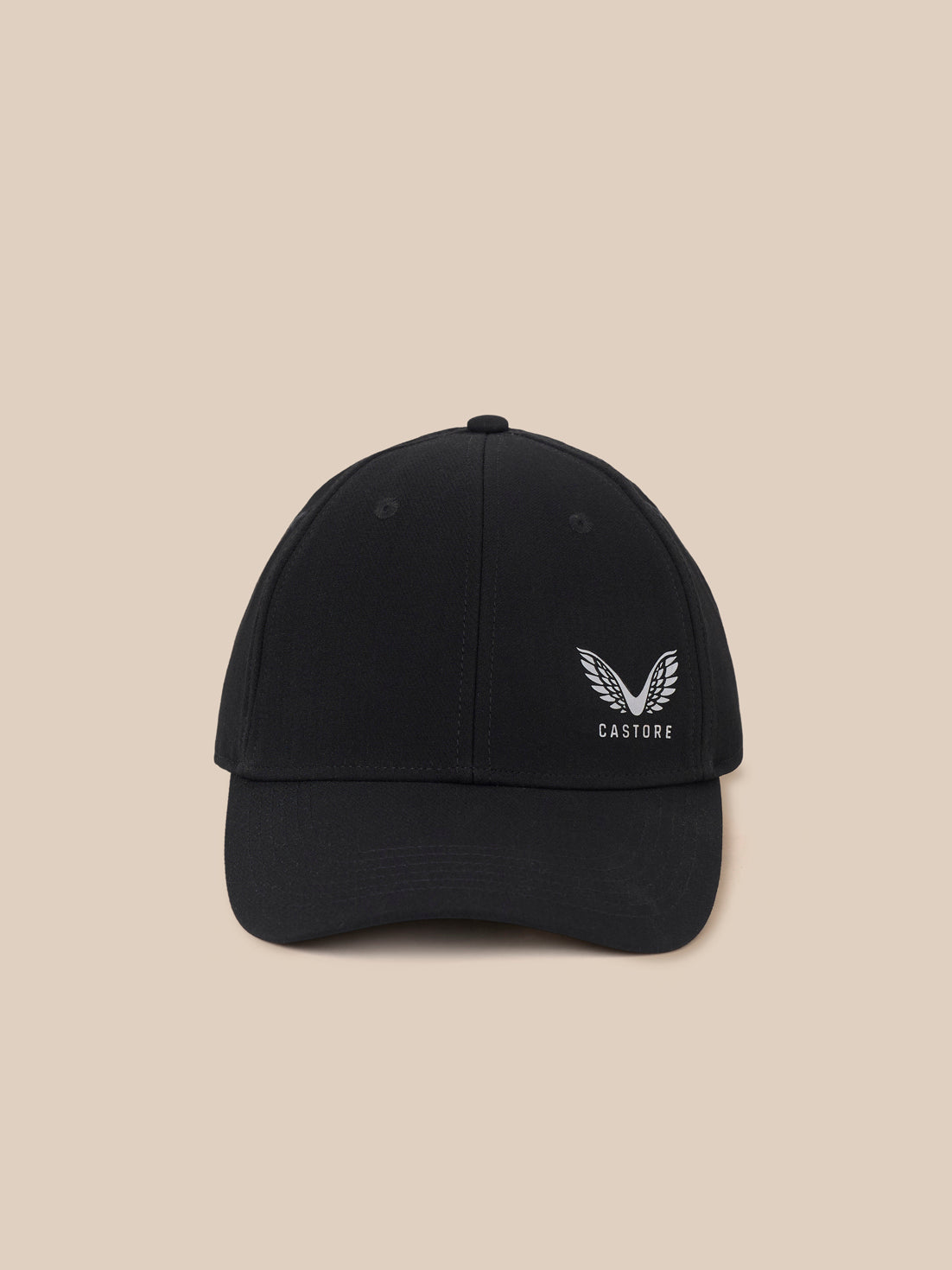 Unisex Core Cap – Schwarz - Schwarz/Silber reflektierend