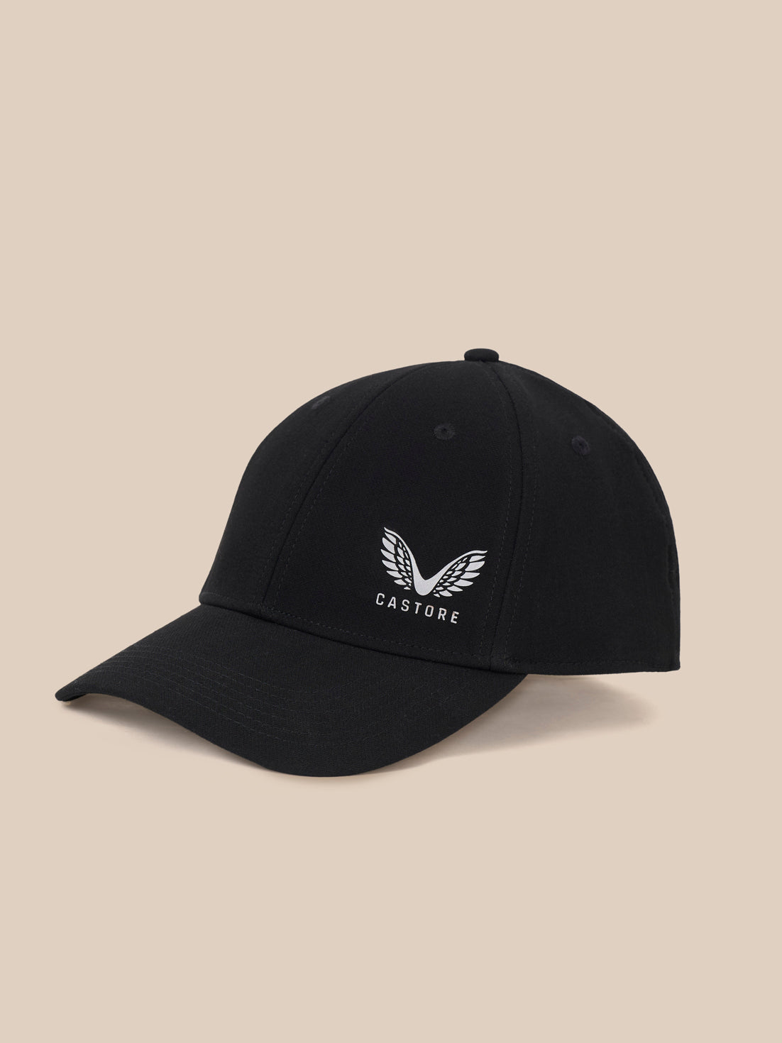 Unisex Core Cap – Schwarz - Schwarz/Silber reflektierend