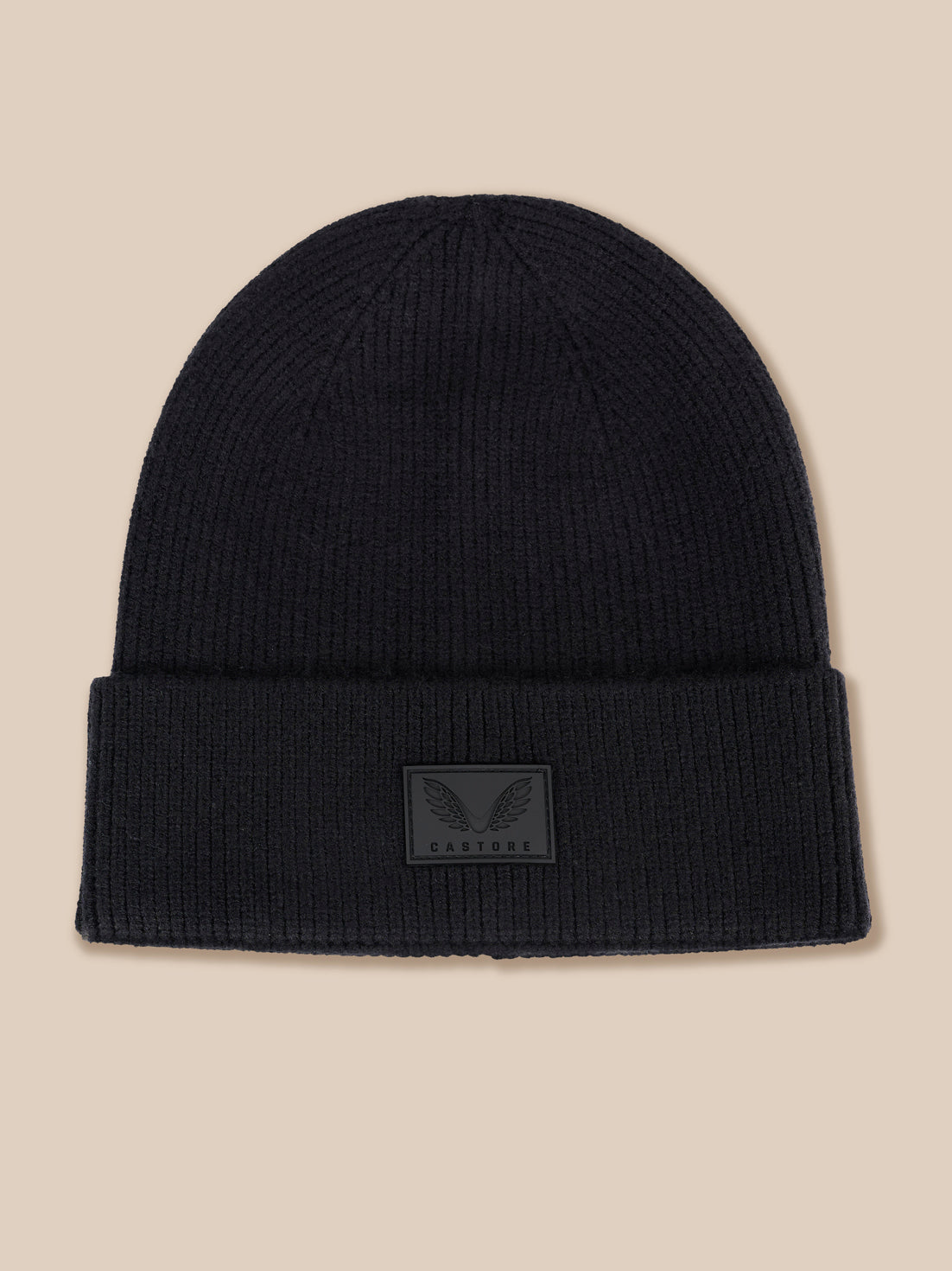 Unisex Rib Beanie – Schwarz - Schwarz