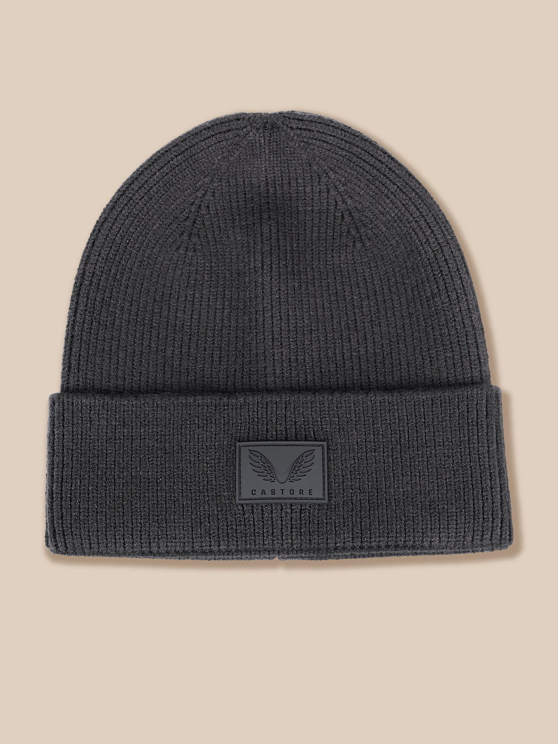 Unisex Rib Beanie – Grau - Gunmetal