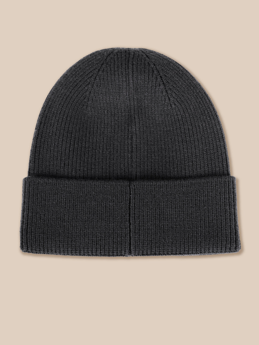 Unisex Rib Beanie – Grau - Gunmetal