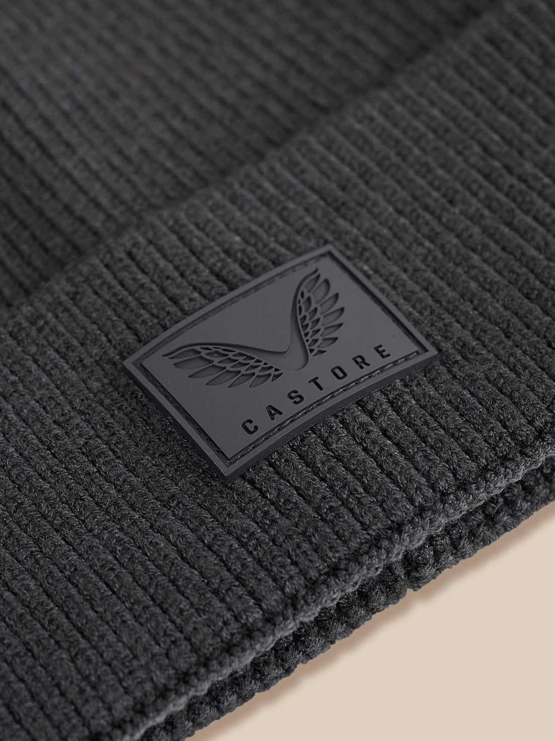 Unisex Rib Beanie – Grau - Gunmetal