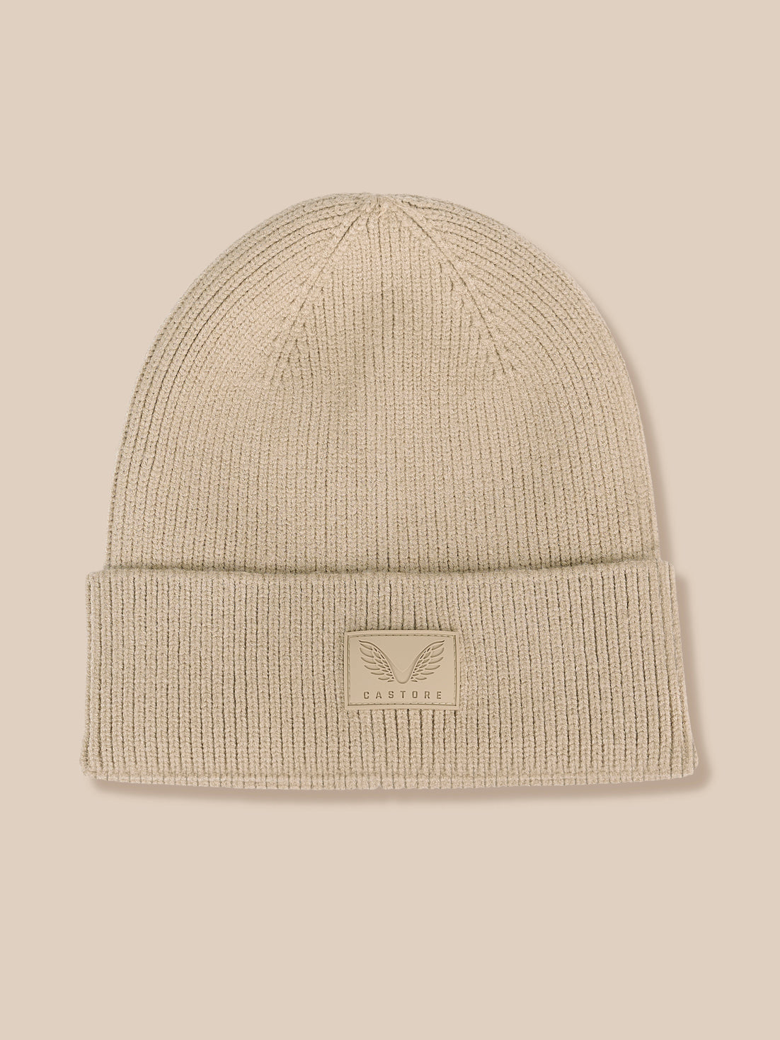 Unisex Rib Beanie – Taupe - Taupe