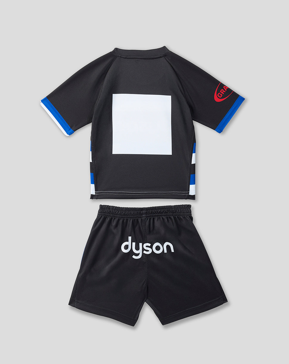 Equipación Bath Rugby 2026/27 Bebé Local - Negro/Azul