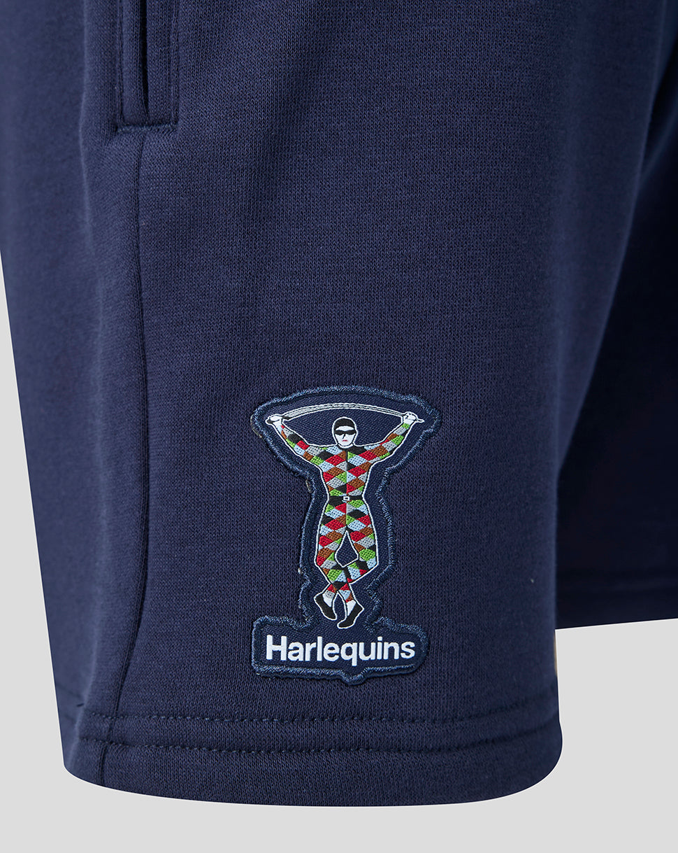 Harlequins Junior 2026/27 Travel Adapt Fleece Shorts - Navy
