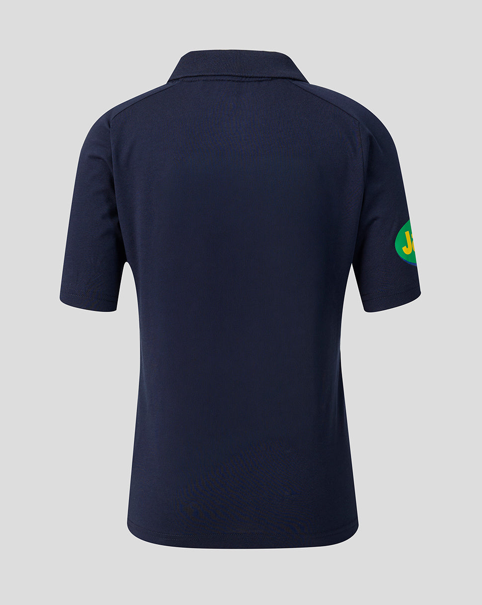 Leicester Tigers Junior 2026/27 Travel Polo - Navy