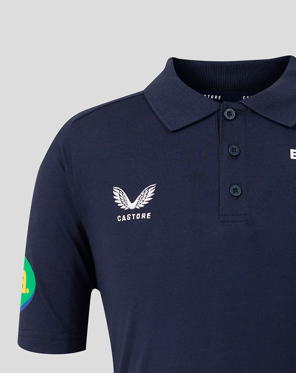 Leicester Tigers Junior 2026/27 Travel Polo - Navy