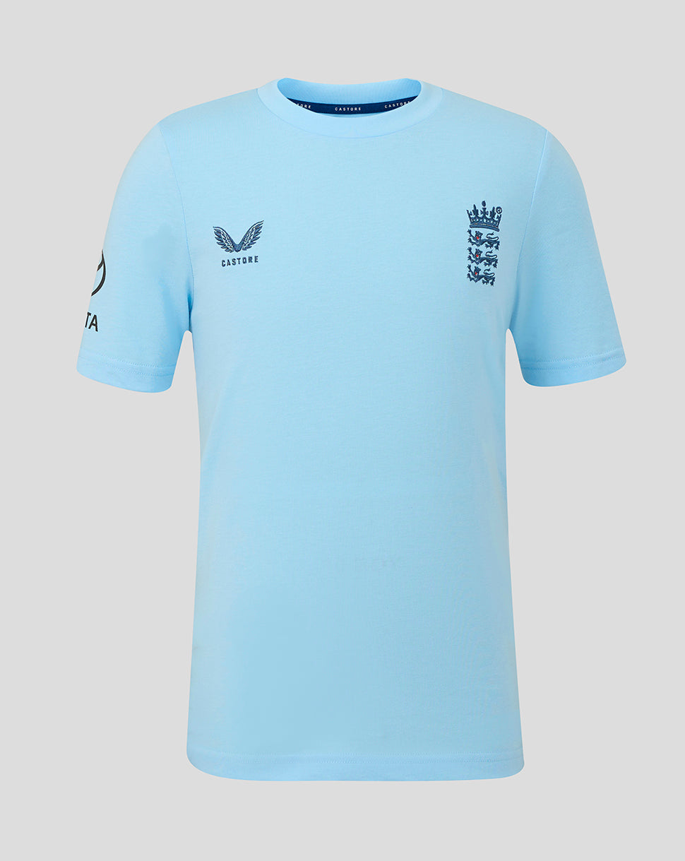 Camiseta England Cricket Junior 26/27 Off Pitch - Azul