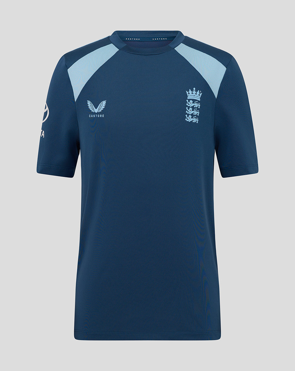 Camiseta de manga corta England Cricket 26/27 Training junior - Azul