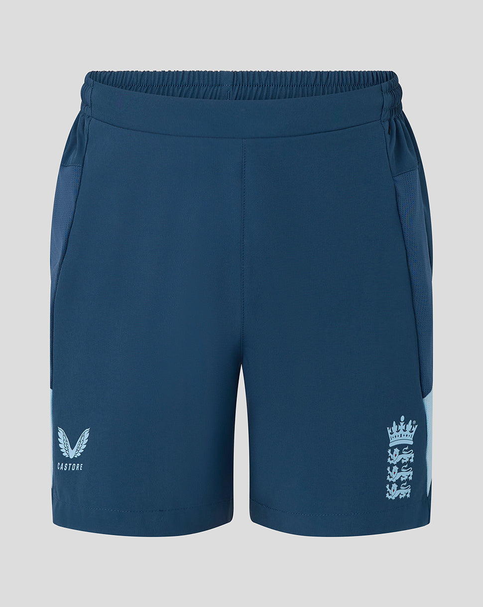 England Cricket Junior 26/27 Training Short - Blauw