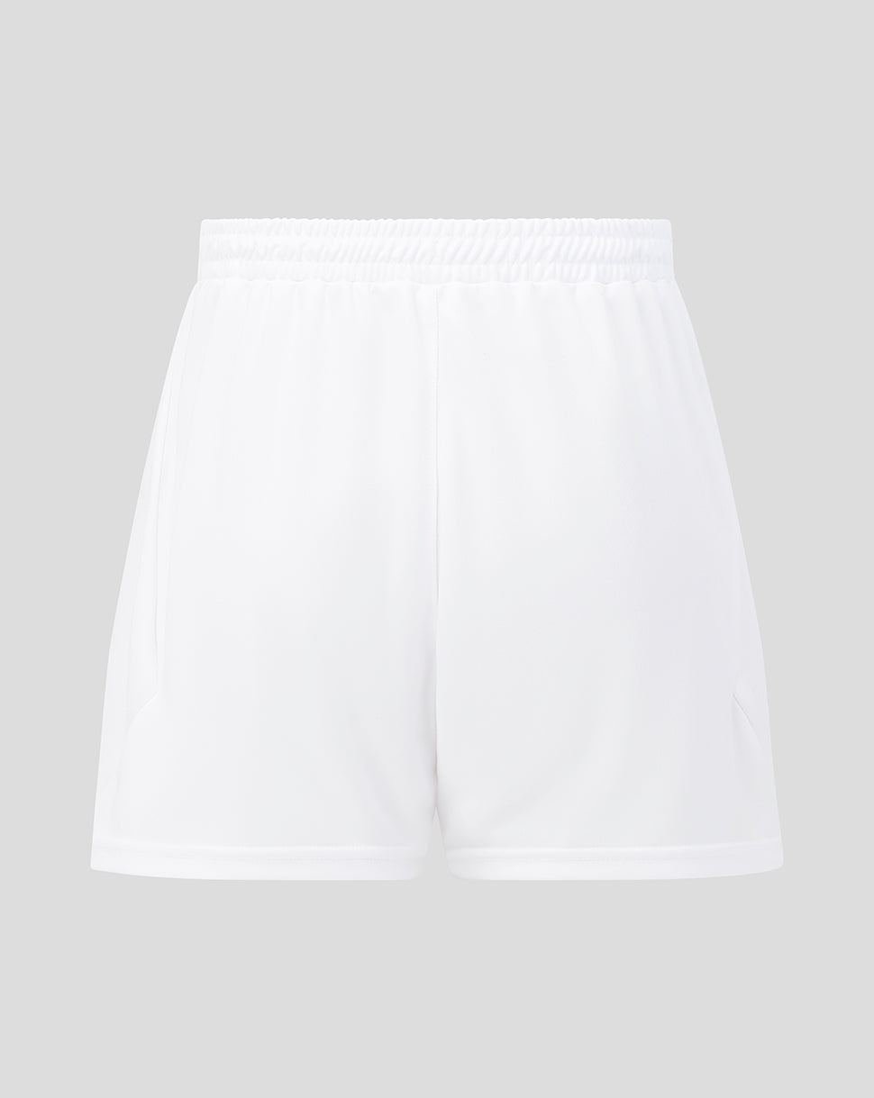 White shorts on a light gray background