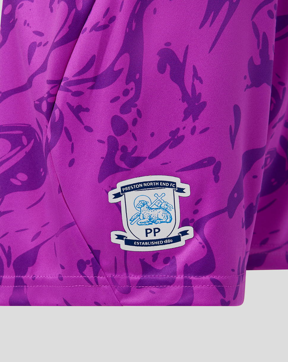 Preston North End Juniors 26/27 Home Goalkeeper Shorts - Purple