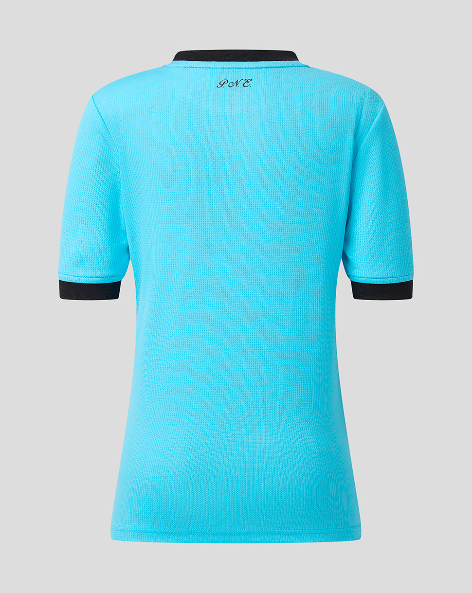 Preston North End Junior 2026/27 Auswärts-Torwarttrikot mit kurzen Ärmeln - Blau