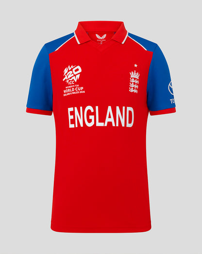 England Cricket Junior 26/27 T20 WWC Replica Short Sleeve Shirt